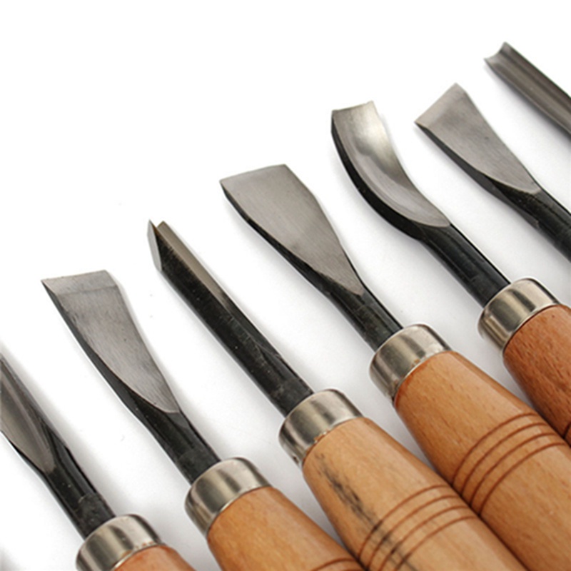 Set 8 Dụng Cụ Điêu Khắc Gỗ Chuyên Nghiệp