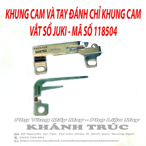 Bộ Khung cam + Tay đánh chỉ máy vắt sổ công nghiệp JUKI MO2500