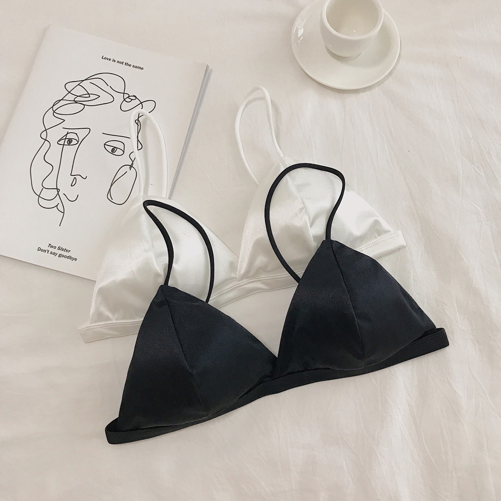 NUZIRO  Áo Ngực Màu Sắc Đơn Giản Quyến Rũ Cho Nữ