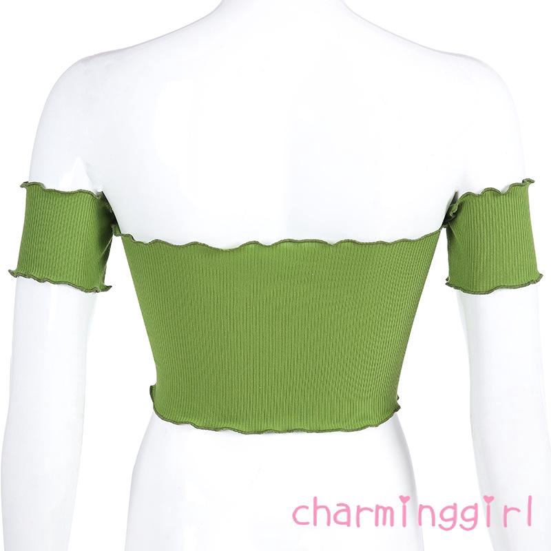 Áo croptop không tay kiểu dáng trẻ trung quyến rũ dành cho nữ