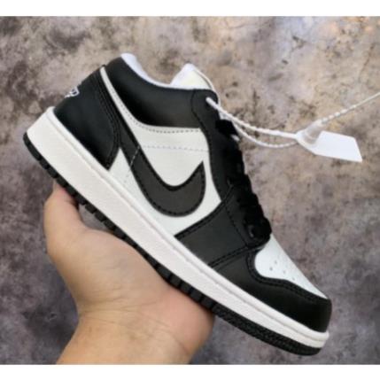 Giày JORDAN 1 low ĐEN Cô Thấp , Giày Sneaker Jodan  1 Thấp Cổ Màu Đen