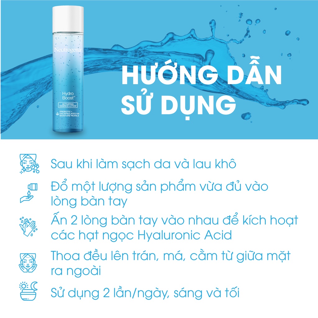 Tinh chất dưỡng ẩm Neutrogena Hydro Boost Activating Essence Lotion 150ml