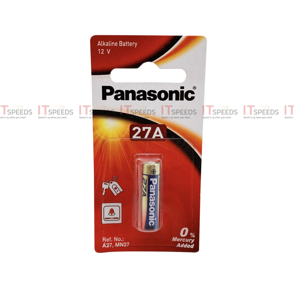 Vỉ Pin 23A, 27A, AA, AAA, Alkaline Panasonic, 1.5V, 12V, Độ Xả Chậm, Chống Rò Rỉ, Không Chảy Nước, Hàng Chính Hãng