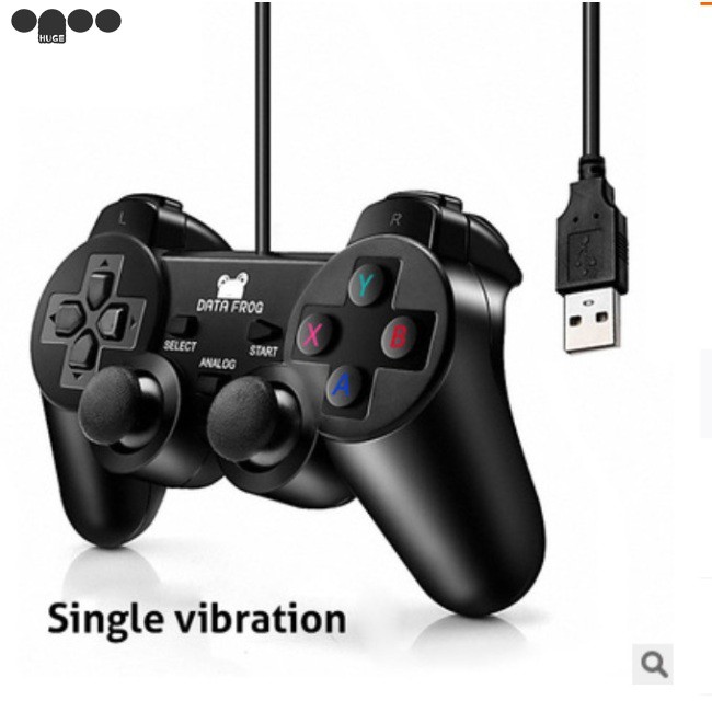 RNG Wired Usb Pc Game Controller Gamepad For Pc Windows Computer Laptop Black Game Joystick