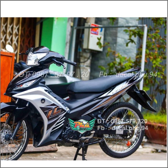 Tem Rời Exciter 135 Lc bạc đen (B)