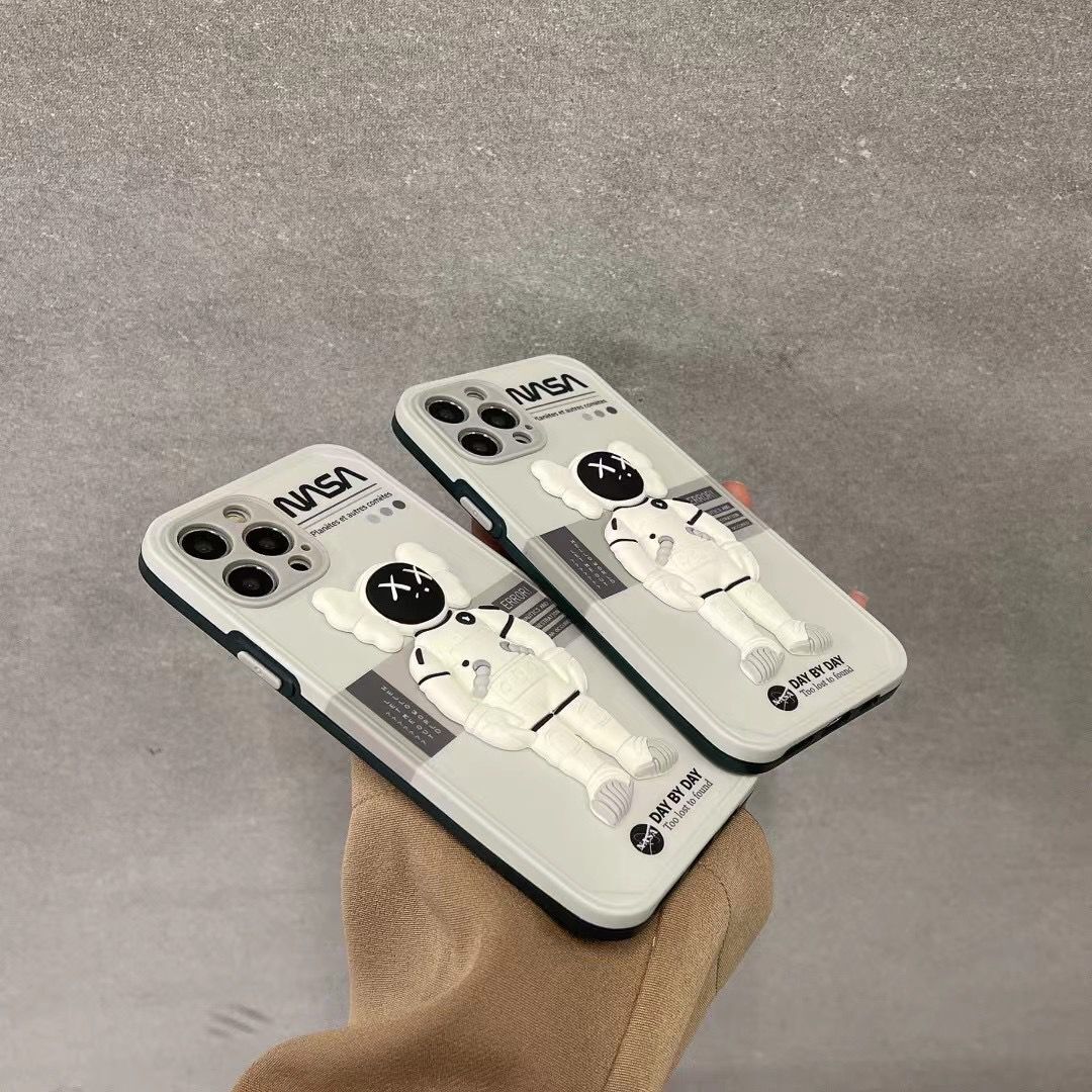 Ốp silicone chống sốc hình phi hành gia NASA thời trang cho IPhone 12pro max 12mini 11Pro Max XS Max XR SE 2020 7 8 Plus | BigBuy360 - bigbuy360.vn