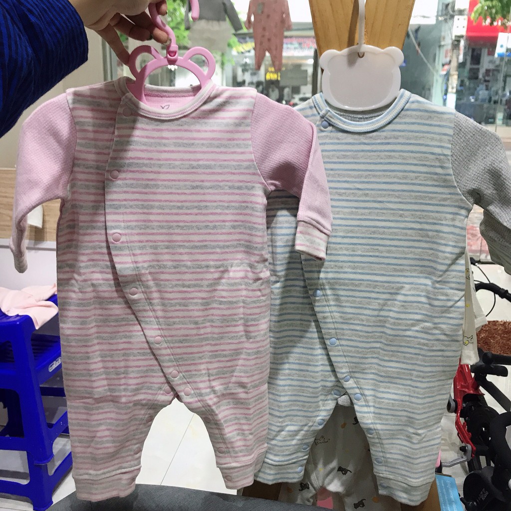 Body kẻ cúc lệch Lapomme