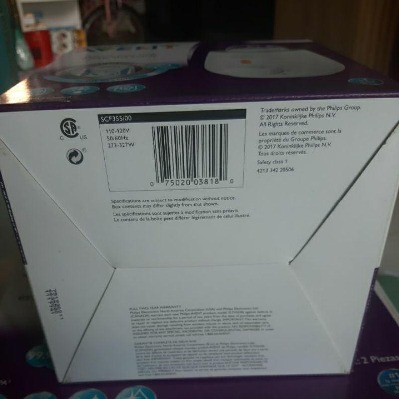 MÁY HÂM SỮA VÀ THỨC ĂN CHO BÉ MÃ SCF355/00 NHẬP TỪ MỸ