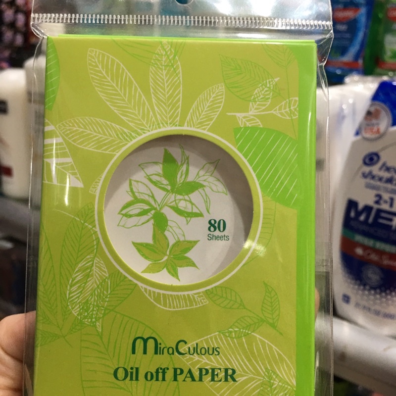 GIẤY THẤM DẦU TINH CHẤT TRÀ XANH MIRA CULOUS | BigBuy360 - bigbuy360.vn