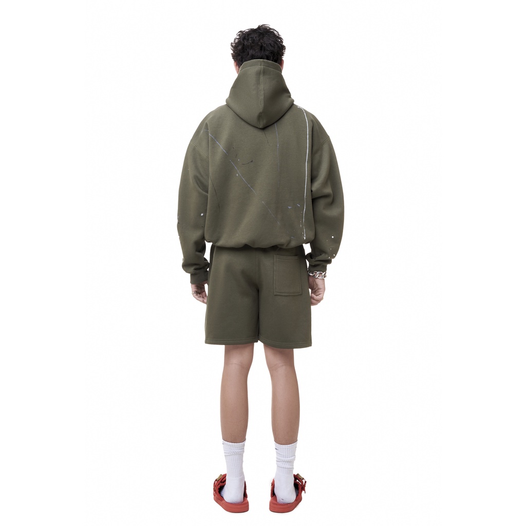 Quần nỉ ngắn BEUTER OLIVE SHORT - ONYX
