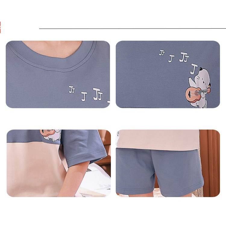 Đồ mặc nhà💖FREESHIP💖Giảm 50k đơn 2 sp  Đồ  ngủ  cotton xanh dịu mát mã  AH03 | BigBuy360 - bigbuy360.vn