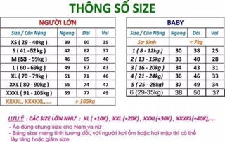 Áo gia đình/ áo cặp mẹ và con