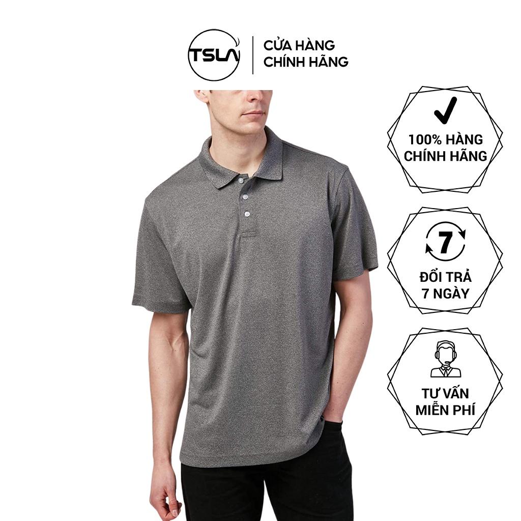 Áo polo nam thể thao cổ bẻ TSLA DEVOPS trơn basic cộc tay vải mát thoáng khí kháng khuẩn chống UV DES3031