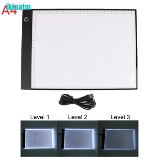 Bảng đèn led thêu chữ jki a4 5d
