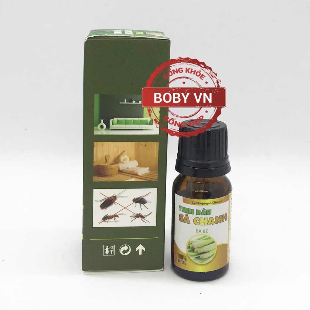 Tinh dầu sả chanh Bà Bé 10ml - 100% nature
