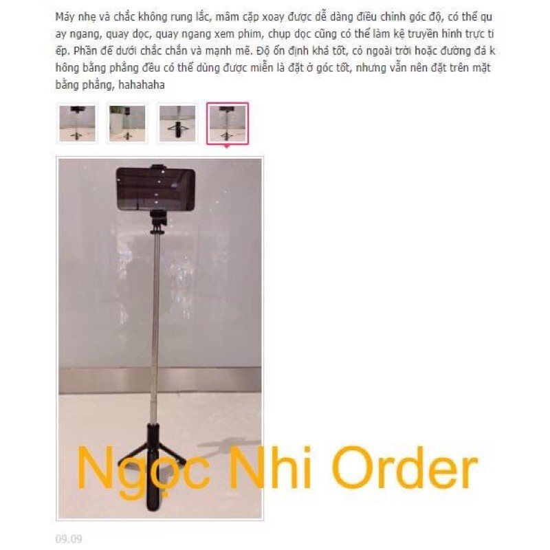 ۩Gậy Chụp Ảnh Tự Sướng 3 in 1, Bluetooth ,Chân Đa Năng, Selfie, Lives | BigBuy360 - bigbuy360.vn
