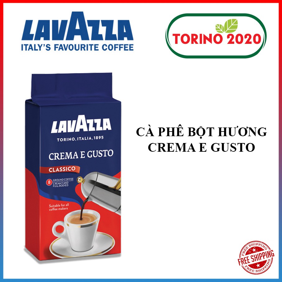 Cà Phê Bột Crema E Gusto Lavazza - Cà phê bột gói 250g