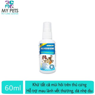 Chai xịt đa năng Nano Bạc giúp khử mùi hôi, nhanh lành vết thương - Chai xịt đa năng nano bạc giúp khử mùi hôi, nha 60ml