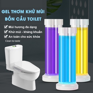 Gel khử mùi bồn cầu hình bông hoa , gel thơm khử trùng bồn cầu, Lavabo, làm sạch Toilet với 6 mùi hương