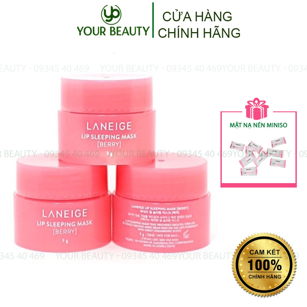 Mặt nạ ngủ môi Laneige Lip Sleeping Mask Berry Minisize 3g