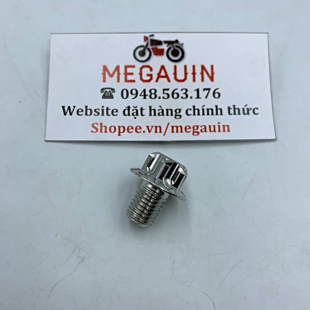 Ốc chân gương inox SALAYA lắp Wave, Dream, Sirius, Exciter, Winner (giá 1 cái)