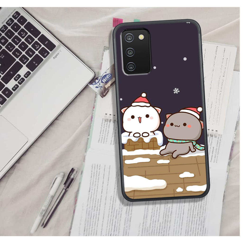 ỐP LƯNG SAMSUNG A03S/S20 FE ,  IN HÌNH GẤU MOCHI SIÊU ĐÁNG YÊU, NỀN CỰC ĐẸP.