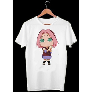 Áo thun Cotton Unisex - Nhân vật Haruno Sakura - Naruto - Chibi - Haruno Sakura chibi hy vọng