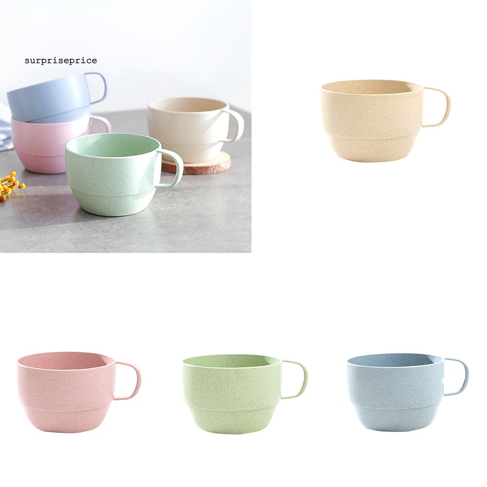 Cốc Uống Sữa Bằng Lúa Mạch Phong Cách Châu Âu Độc Đáo