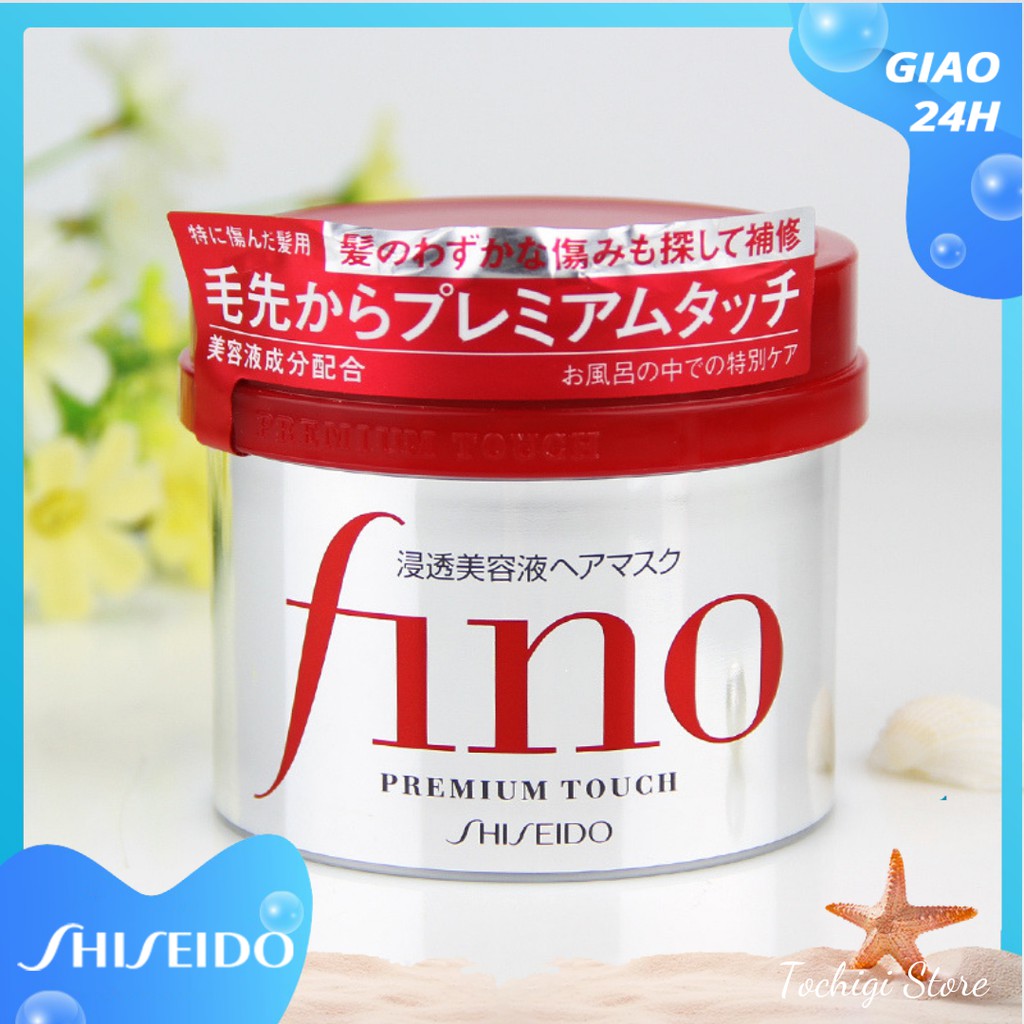 [Mã COS2704 giảm 8% đơn 250K] Kem ủ tóc suôn mượt Fino Shiseido Premium Touch Nhật Bản