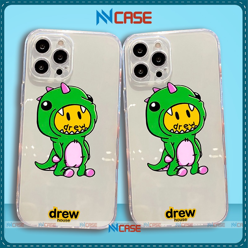 Ốp lưng iPhone Drew Chống sốc cạnh viền vuông silicon dẻo trong suốt iphone 6/6s/7/8/X/XS/Xr/11/12/13 Pro Plus Max