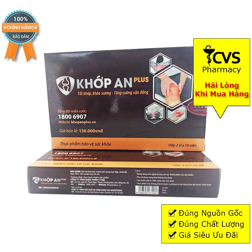 Khớp An Plus - Tốt Khớp, Khỏe Xương, Tăng Cường Vận Động