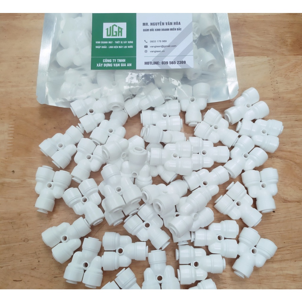 Cút Y 3 Đầu Dây 6 Nối Nhanh Máy Lọc Nước RO - Nano