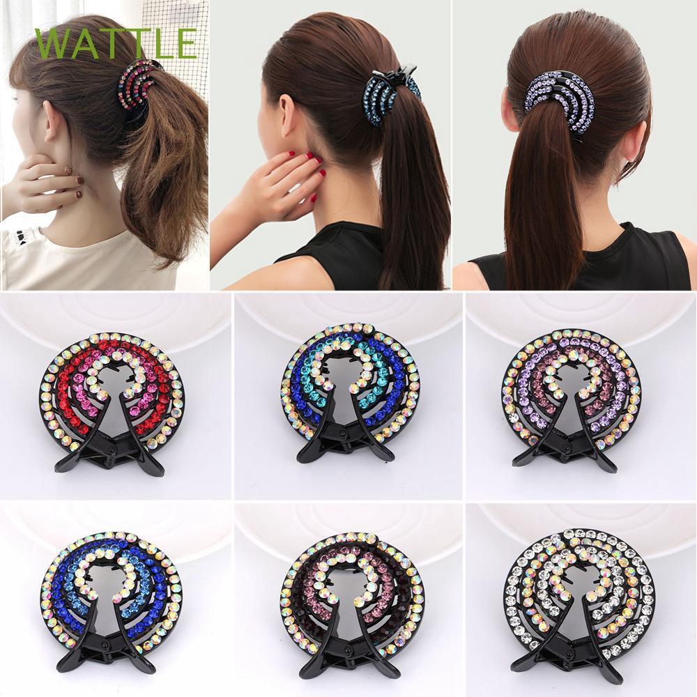 Kẹp tóc càng cua đính đá thời trang cho nữ