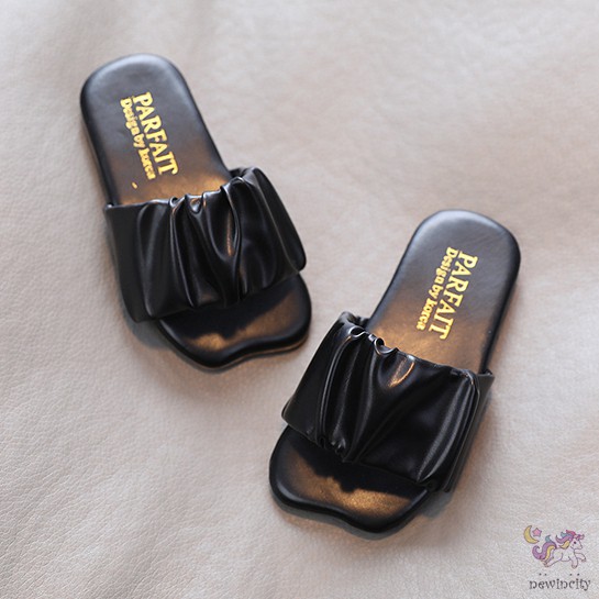 Xăng đan Da Pu Phong Cách Hàn Quốc Cho Bé Gái