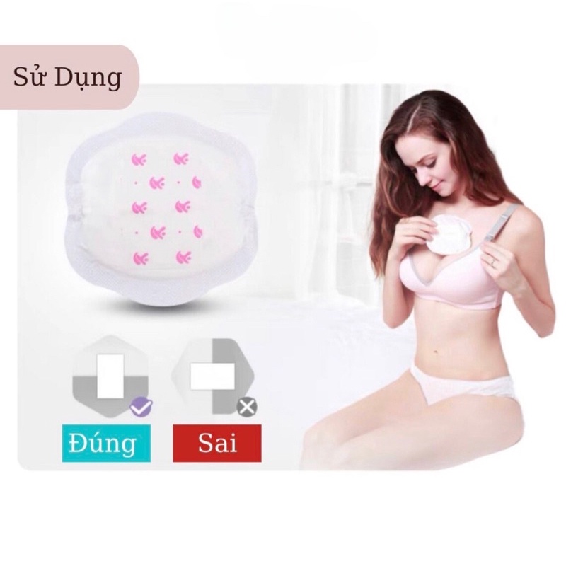 Combo 200 miếng thấm sữa Meyga mỏng,nhẹ,thấm hút hỗ trợ mẹ mới sinh