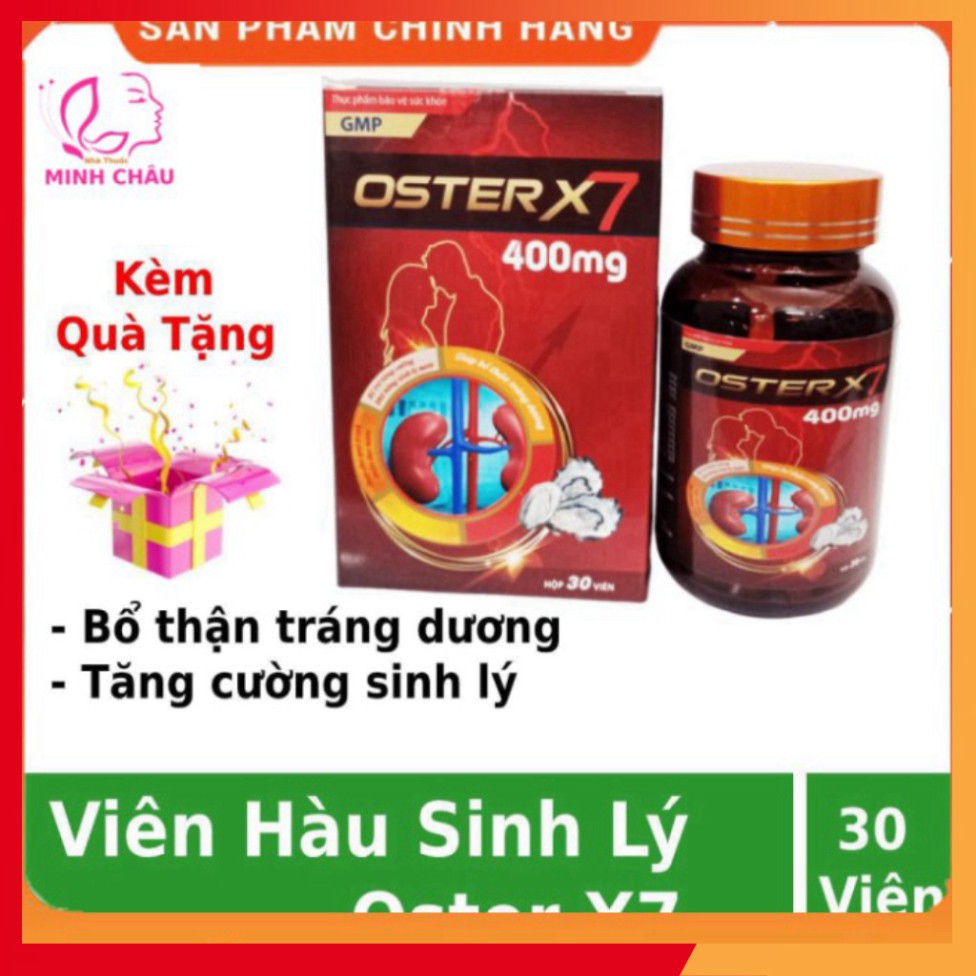 GIẢM 50% CÁC BÁC ƠI Viên uống Tăng Cường Sinh Lý Nam ❤️FREESHIP👍 Viên hàu Oster x7 ❤️Giúp bổ thận tráng dương, tăng cườ