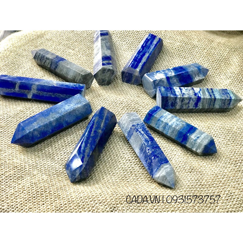 TRỤ ĐÁ THANH TẨY MÀU XANH DƯƠNG - TRỤ LAPIS LAZULI