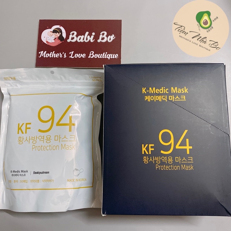 [SẴN] Khẩu trang KF94 K Medic Hàn Quốc, khẩu trang nội địa Hàn mẫu mới