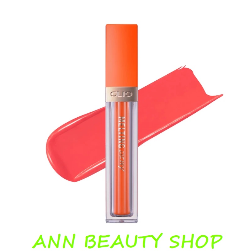 THANH LÝ Son Tint Bóng CLIO MELTING DEWY TINT 3.1g màu #Soft Peach (DATE 5/2022)