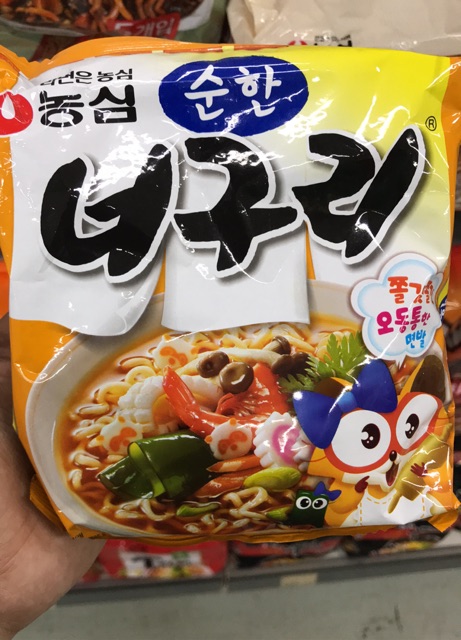 Mỳ Gấu Trúc Không Cay NongShim (120g) - Nhập Khẩu Hàn Quốc