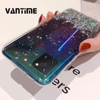 For Samsung Galaxy Note 10 Lite Glitter Surface Soft TPU Silicone Patterned Back Case Protective Cover