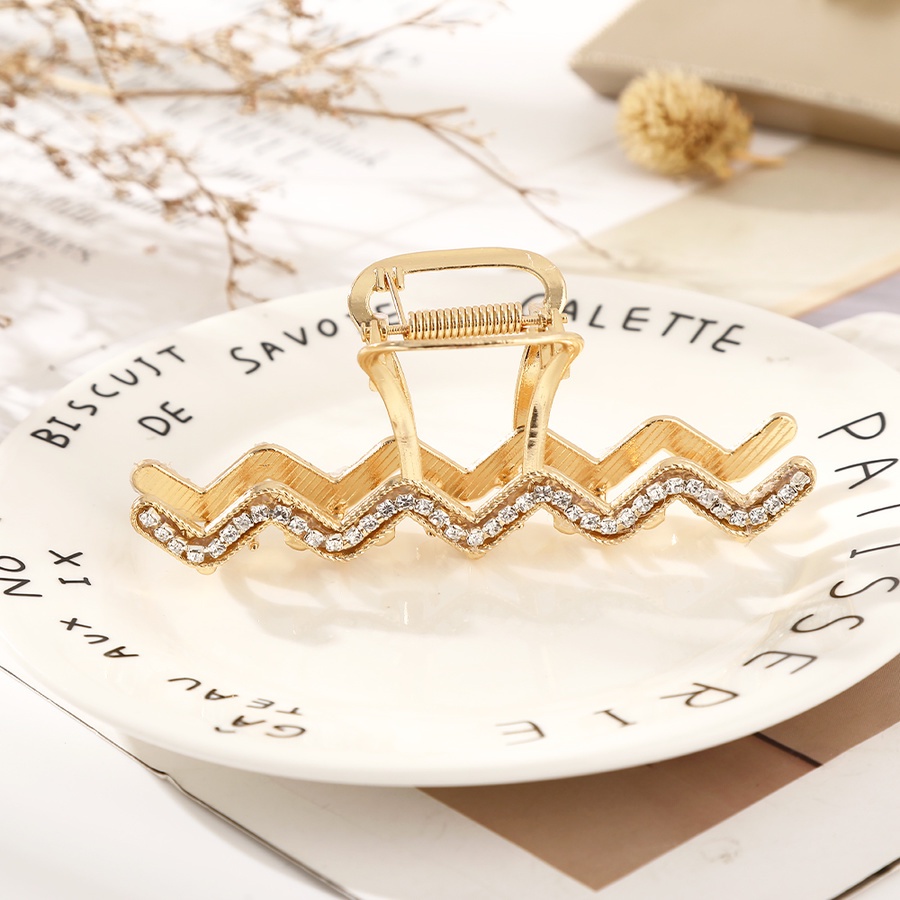 Kẹp Tóc Càng Cua Đính Đá Pha Lê Phong Cách Hàn Quốc