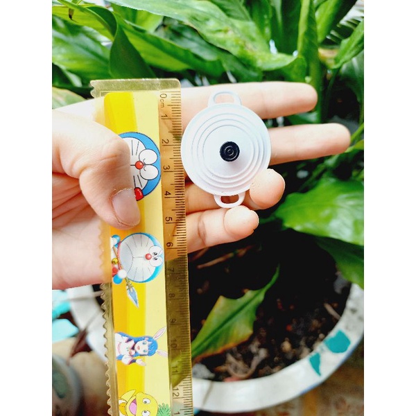 Nồi mini chất kim loại nấu được dành cho nấu ăn dollhouse