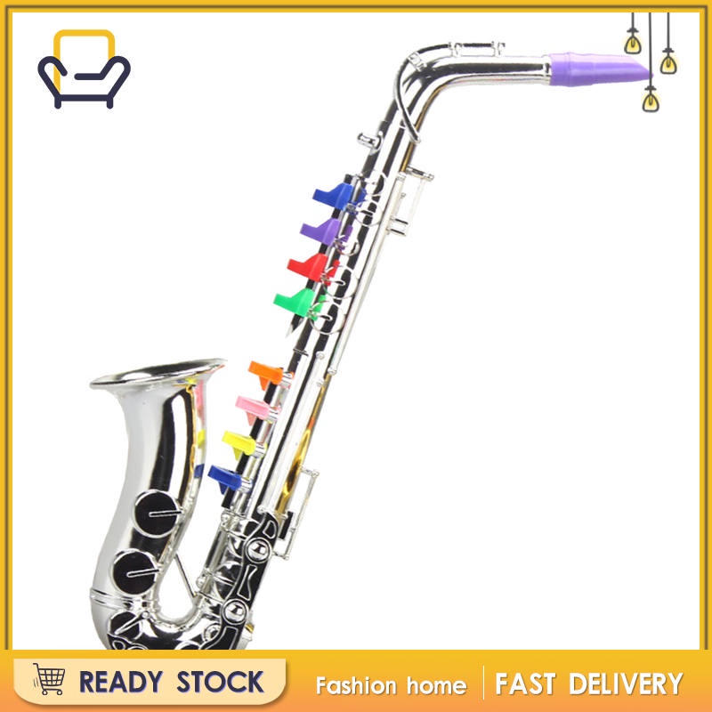 Đồ Chơi Kèn Saxophone 8 Nốt Bằng ABS Và Kim Loại Mini Cho Bé Mẫu Giáo 3 Tuổi