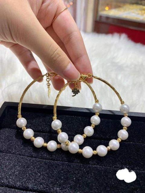 Lõi dây vàng chỉ vàng xỏ đá làm vòng tay