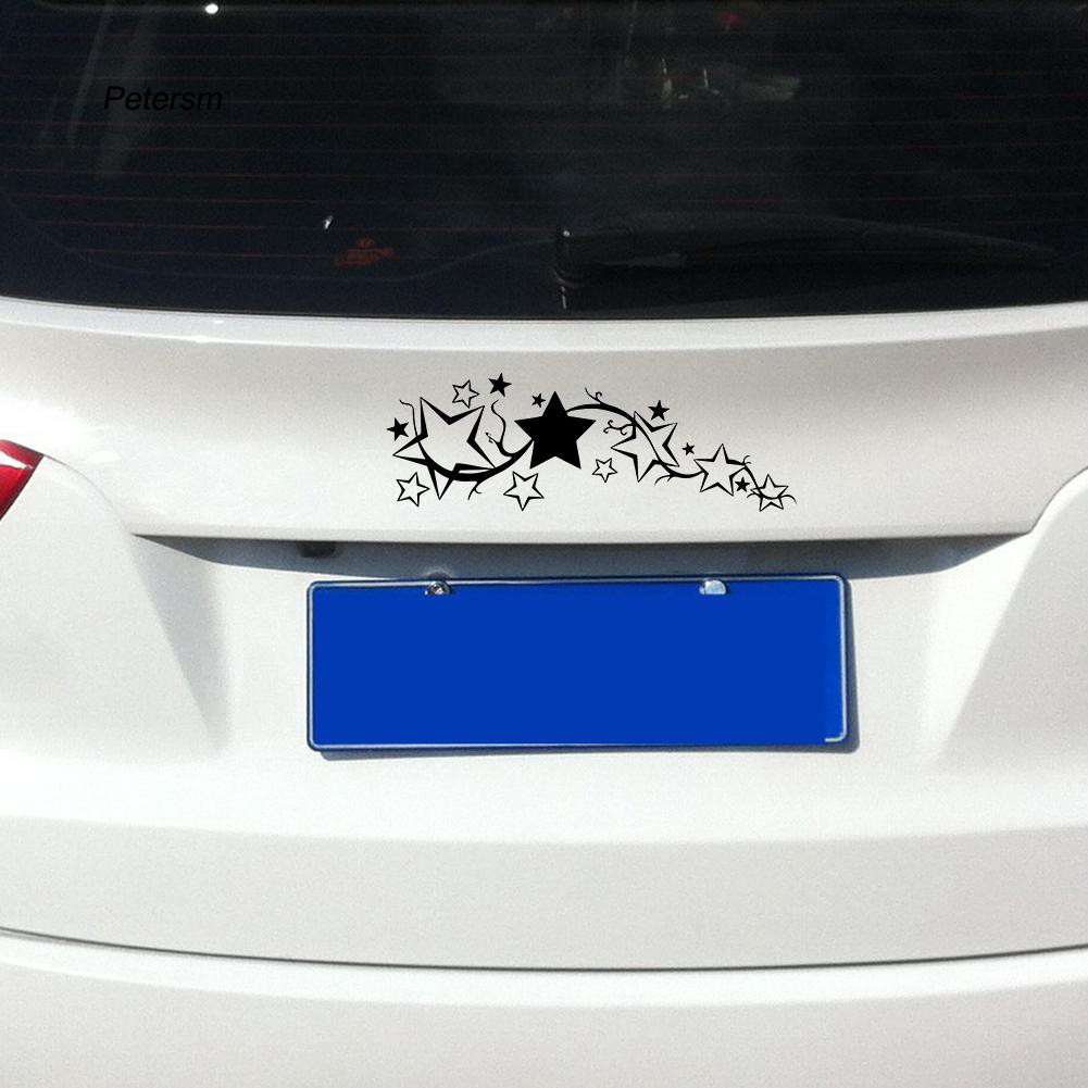 Giấy decal hình ngôi sao năm cánh dán trang trí thân xe oto / xe tải