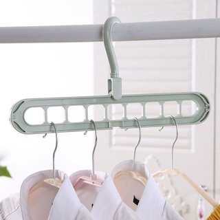 Combo 2 móc treo quần áo đa năng 9 lỗ