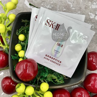 Sk ii set gói tinh chất trắng da genoptics aura essence 7ml - cam kết chính hãng