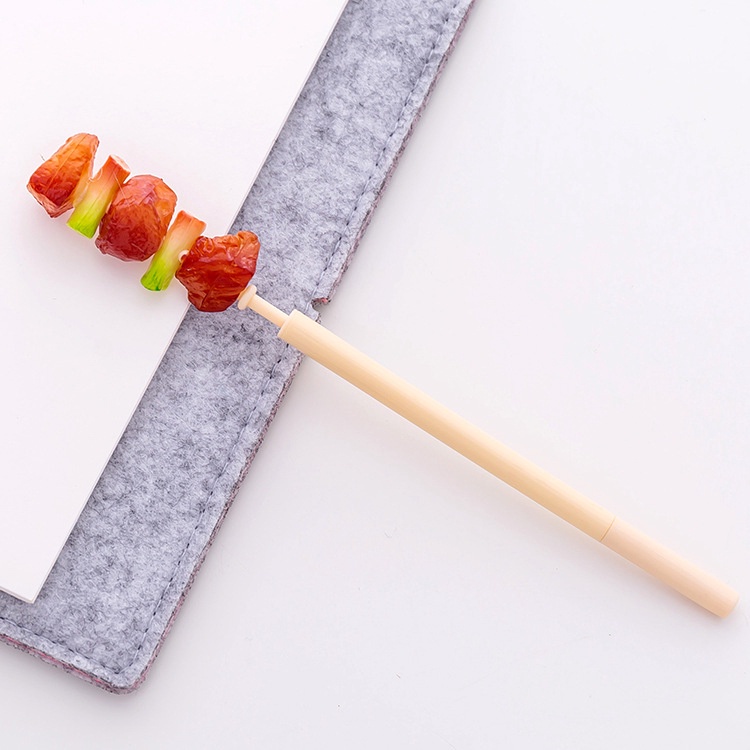 Bút Bi Nước Hình Thịt Xiên Nướng Độc Lạ Hài Hước