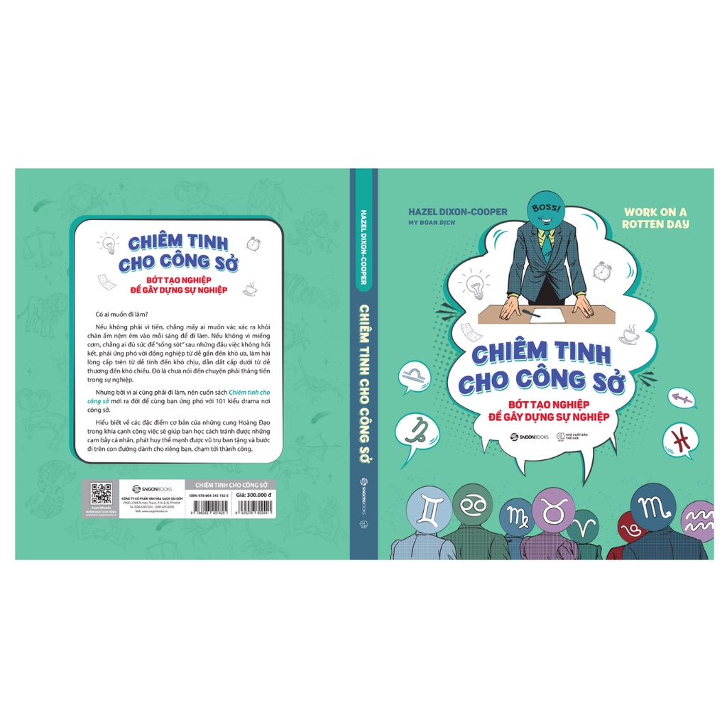 [Mã LIFEMALL995 giảm 10% đơn 99K] SÁCH - Chiêm tinh cho công sở (Work On A Rotten Day) - Tác giả Hazel Dixon-Cooper